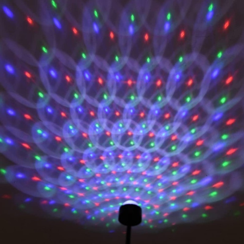 SOLUSTRE Led Projector Lights Disco Lamp for Car USB Light