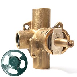FUZIDDN Pressure Balancing Valve - Professional Grade Posi Temp 2510 Replacement for Moen/Delta 1/2" IPS Shower System (UL-Certified, Anti-Scald Design)