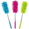 HOMESHOPA Microfiber Extendable Dusters, 3Pk Reusable Dusting Brush with Telescoping