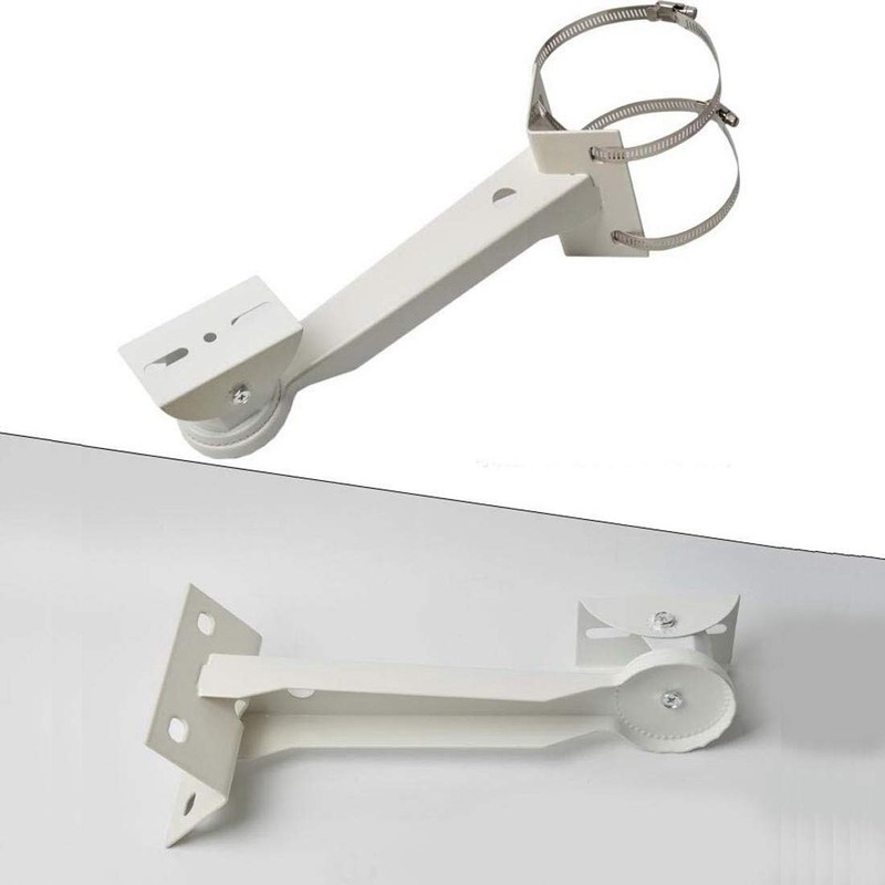 Rosebe Security Camera Housing Bracket Pole, Cylindrical, Square Column, Stainless