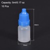 sourcing map Plastic Dropper Bottles, 5ml/0.17 oz Empty Squeezable Dropper