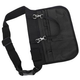 Riñonera para Enfermera, Riñonera Médica para Enfermera, Correa Ajustable Ligera y Duradera, Portátil para Hospital (BLACK)