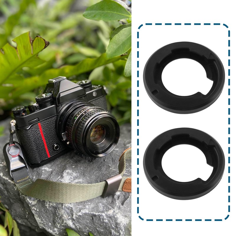 ECSiNG 2-Piece Camera Viewfinder Rubber Eyecup Replacement Part for DK-33
