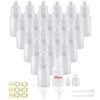 Apstaqeoo 20Pcs, 20Ml Plastic Dropper Bottles, Empty Squeezable Eye Liquid