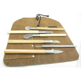 Ramelson Agate Burnishers 6pc Set Bezel Gold Silver Leaf Bookbinding Jewelry Metal Clay