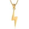 XSMZB Lightning Bolt Cremation Jewelry Ashes Holder for Human Pet
