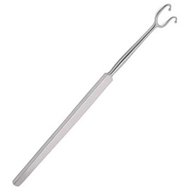 Fomon Retractor 6.25" Double Prong Ball End ENT Stainless Steel Instruments