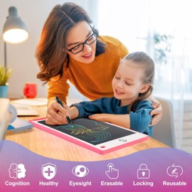 HAKOFS 2 Pack LCD Writing Tablet - 8.8 Inch Colorful Drawing Pad for Kids, Electronic Drawing Board with Lock & Delete Function, Kids Toys Birthday Gifts for 3 4 5 6 Year Old Boys and Girls Toddlers