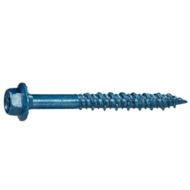 5/16" x 4" TorqueMaster Star Drive Hex Washer Head Masonry Screws, 50 Pieces, Concrete Screws, Rust Resistance, High Strength Durable Alloy Steel, Driver Bit & Masonry Drill Bit Included