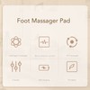 Electric Foot Massage Pad Heating Micro Current Folding Portable USB
