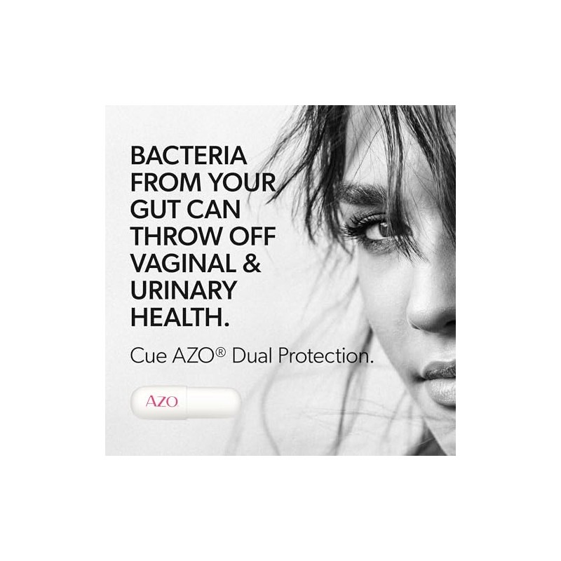 AZO Dual Protection, Urinary + Vaginal Support, Prebiotics and Probiotics