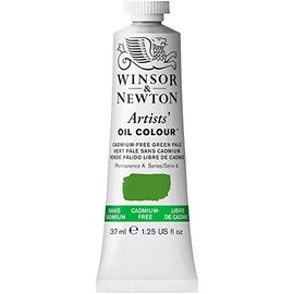 Winsor & Newton Pintura al Óleo 37 ml S-4 Green Pale Libre Cadmio #897