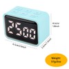 FCXJTU Rechargeable Mini LED Digital Timer, LED Countdown/Up Timer, 3