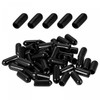 sourcing map 200 Pack 4mm ID Black Screw Thread Protectors