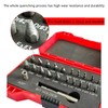 22-Piece Screw Extractor Set with Sliding Thread Bits, Plastic Storage