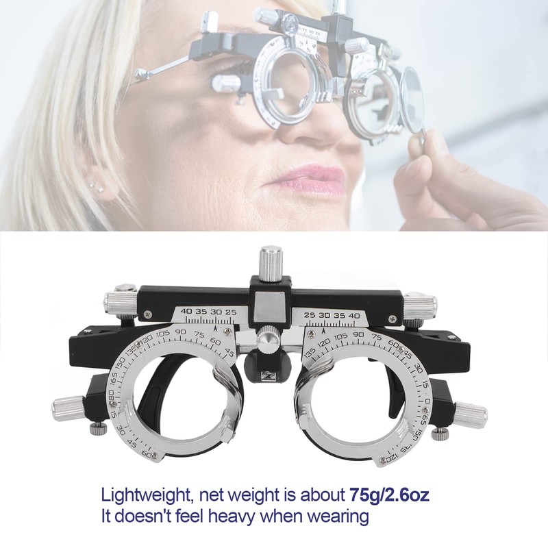 Optometry Frame, Alloy Optometry Optician Test Lens, Adjustable Test Frame,