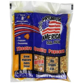 Great Western Premium America Dual Pack Popcorn, 10.6 Ounce (Pack of 24)