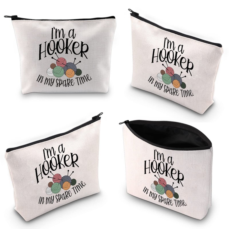 WCGXKO Crochet Lover Gift Crocheters Gift I'm A Hooker in