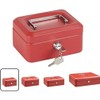Arregui Elegant – Cash Box with Tray (Steel), red, C9214