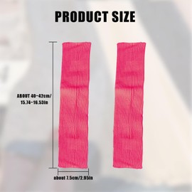 Suxgumoe Women's Winter Arm Warmers, Women's Winter Knitted Gloves with Arm Warmers, Long Fingerless Pulse Warmers, Women's Hand Warmers, pink