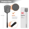 Fly Swatters-Begonia Flexible Heavy Duty Thick Fly Swatters with Bigger