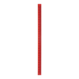 sourcing map Whiteboard Magnetic Ruler 29cm Metric Blackboard Straight Rulers Office Measuring Tools, Coral Red