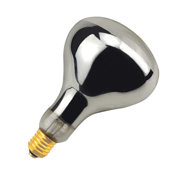 BONGBADA Heat Lamp Bulb R40 125 Watt 2 Pack Clear