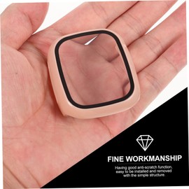 BIUDECO 2pcs Smartwatch Screen Cover Pc Protective Case for Play Scratch-Resistant Shell Easy Installation Full Access to Buttons and Ports