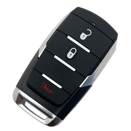Keyless Entry Remote Key Fob Cover Case fit for 2019 2020 2021 2022 Dodge Ram 1500 Key Fob Shell (Button 3)