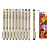Pigma MICRON Sakura 05th Set with 9 Colours and 1