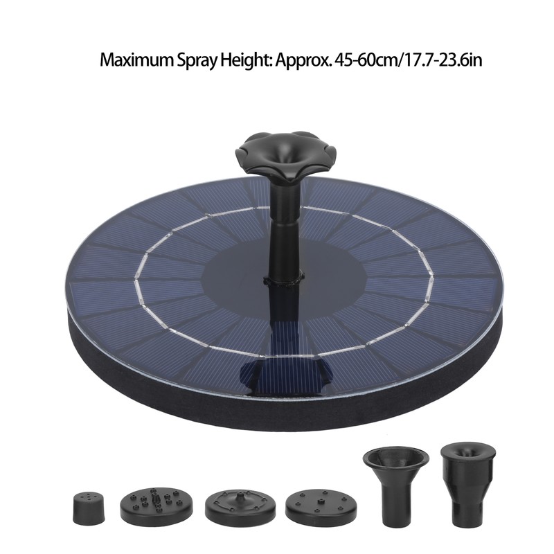 Bird Bath Fountain Floating Bird Fountain Pump Solar Powered Floating