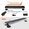 WeiSen LED Strobe Light Bar, 27" 54 Double Side Warning