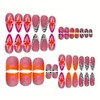 48 Pcs Press on Nails Almond Medium & Press on