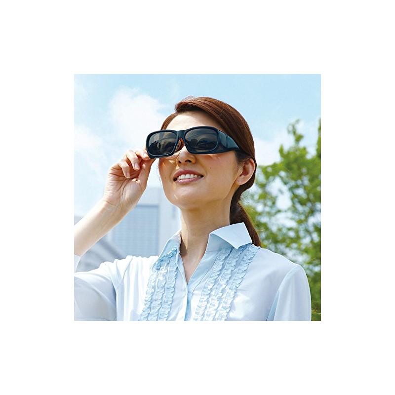 UV Protection Polarized Over Sunglasses, Black