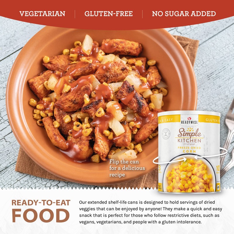 ReadyWise Simple Kitchen FD Corn - 23 Serving Can