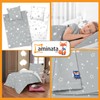 Aminata kids Bed Linen 135 x 200 cm Stars Grey