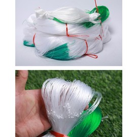 6 x 160FT Trellis Netting, Heavy-Duty Polyester Plant Trellis Netting, Square Mesh Net for Climbing Plant, Fruits, Vegetables, Vines, Grow Tents (3Pack, White)