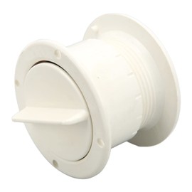 Boat Drain Valve for Boats, Self-lancing Cockpit Mounted Mud Valve for Boats, for Yachts, Kayaks, Deck Drainage, Ship Floor Drainage