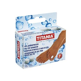 TITANIA Gel-Zehenspreizer, Angenehmer Tragekomfort und Idealer Schutz, 1er Pack (1 x 22 g)