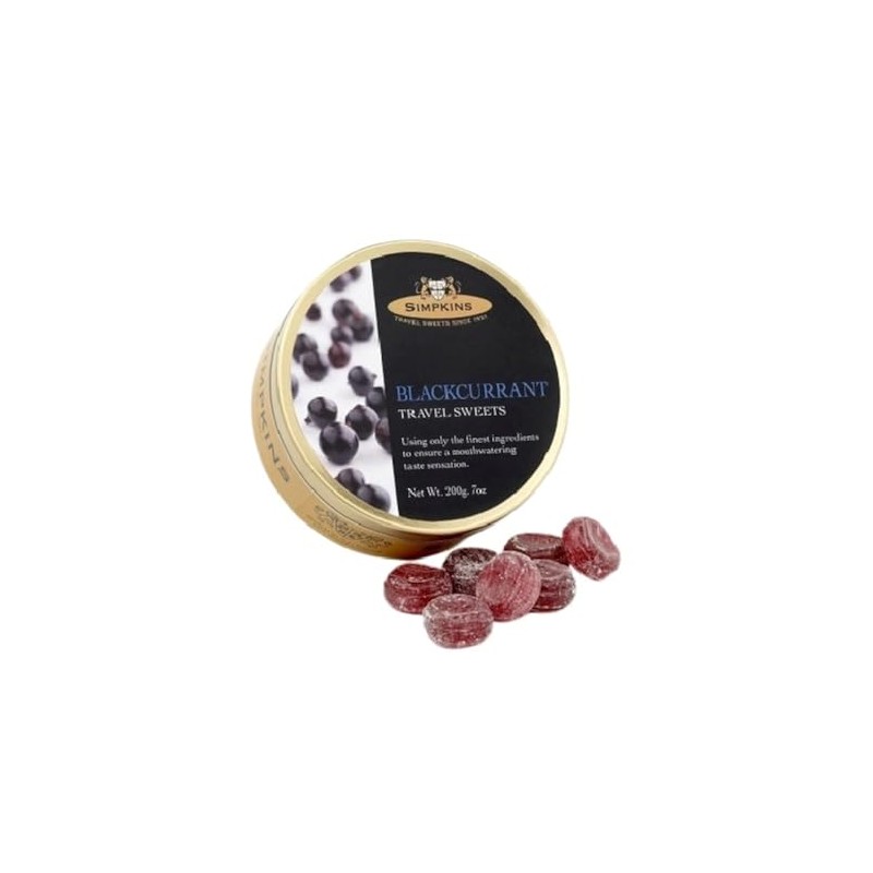 Simpkins Black Currant Travel Sweets 7 Oz - 200 g