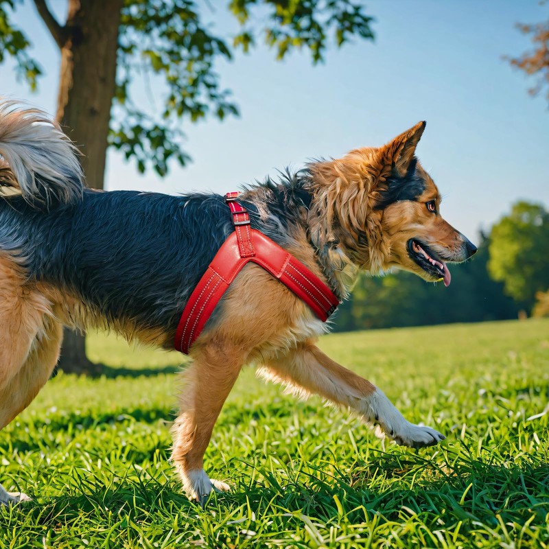 EXCELLENT ELITE SPANKER No Pull Dog Harness Step-in Adjustable Reflective