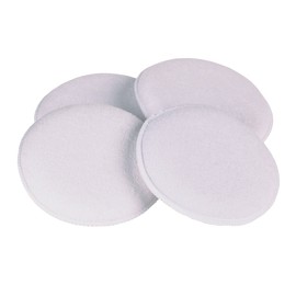 Carrand 40119 Terry Cloth 5" Round Applicator Pad, 4 Pack