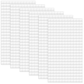 Gosknor 6pcs Foam Adhesive Squares, 0.23x0.23 Inch Double Sided Adhesive Foam Squares Precut Dots DIY Crafts Supplies for Scrapbook Class Office Supplies