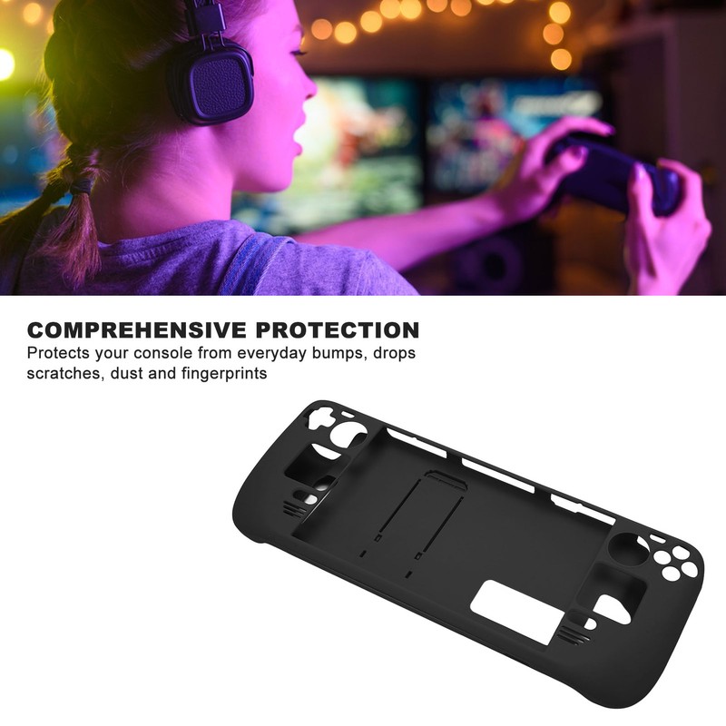 Kickstand Case for Steam Deck Hands Free Full Protection Fingerprint