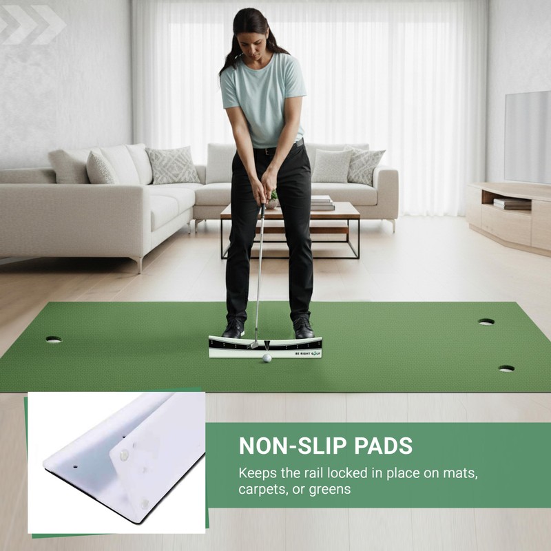 Putting Plane Rail – Portable Golf Putting Stroke Trainer for