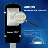 50W Solar Street Light Outdoor Split Type Solar Powered Light