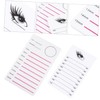 Baluue 2pcs Lash Extension Pallet Professional Eyelash Display Plates for