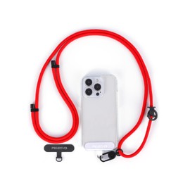 Project-cb Cell Phone Lanyard, Tether Tab, Crossbody Strap, Adjustable Neck Lanyard (Red-B)