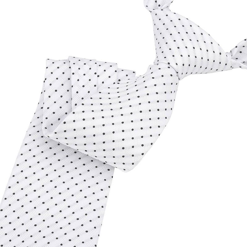 DQT Men's Geometric Pin Dot Business Casual 8cm Classic Tie