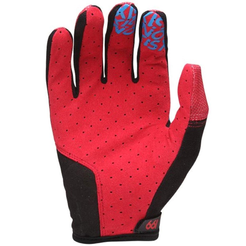 SixSixOne EVO II Men's Gloves Blue/Red Glove Size S |